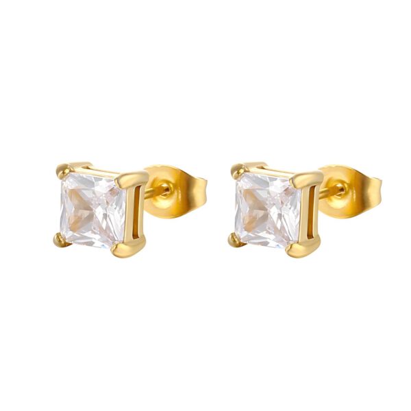 Shine Square Diamond Oorbellen